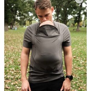 Lalabu baby wearing shirt